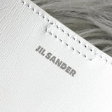 Jil Sander Tangle 白色小号皮革单肩包