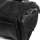 プラダ トライアングルロゴ テスート / レザー ハンドバッグ ブラック