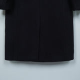 アルマーニ エクスチェンジ チェスターコート ウールコート ブラック