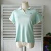 Lacoste 徽标贴片网球衫，女式短袖 Polo 衫