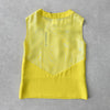 ジルサンダー ノーリーブ トップス レディース イエロー タグ付き未使用品