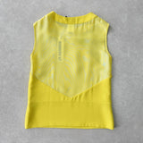 ジルサンダー ノーリーブ トップス レディース イエロー タグ付き未使用品