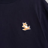 メゾン キツネ チラックスフォックス Tシャツ ネイビー