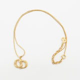 クリスチャン ディオール CDロゴ ネックレス GP