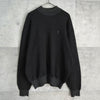 イヴ サンローラン ヴィンテージ YSLロゴ モックネック ニット グレー