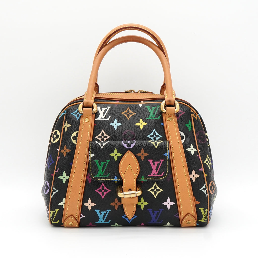 ルイ ヴィトン モノグラムマルチカラー プリシラ ノワール  ハンドバッグ ブラック M40097