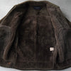 イヴサンローラン ヴィンテージ YSLロゴ ボタン ムートン ジャケット ブラウン