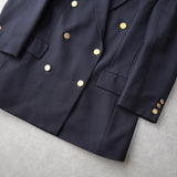 80's〜90's｜Gol Button Double-breast Tailored Jacket｜Made in England