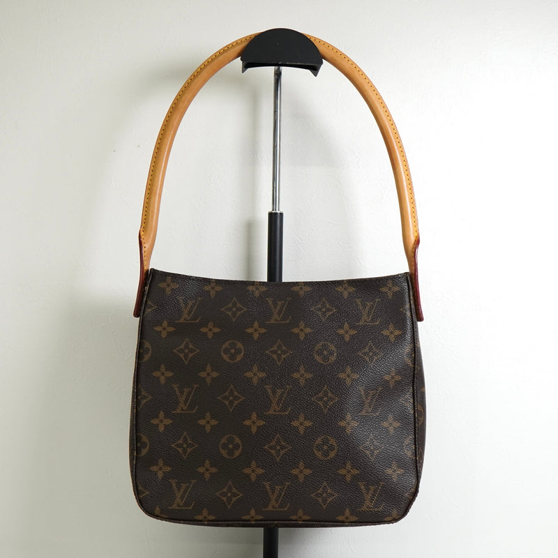ルイ ヴィトン モノグラム ルーピングMM ワンショルダーバッグ ブラウン M51146