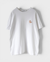 メゾン キツネ Tシャツ チラックスフォックス ホワイト L メンズ レディース
