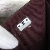 シャネル ココマーク マトラッセ キャビアスキン 三つ折り財布 ブラック A番台8桁