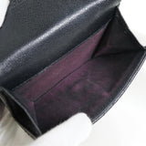 シャネル ココマーク マトラッセ キャビアスキン 三つ折り財布 ブラック A番台8桁