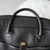 Dunhill Leather 2-Way Boston Bag in Black