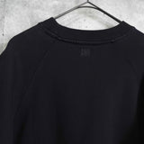 アミパリ アミ パリス カレッジロゴ スウェット ブラック