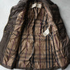 バーバリー 金ボタン ダウンジャケット ダウンコート ブラウン