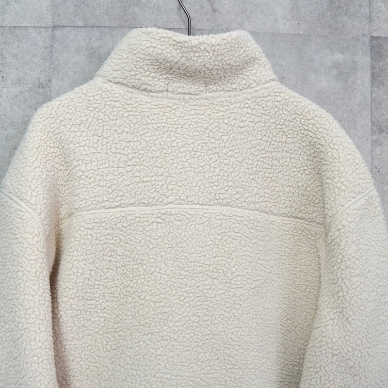 ポロ ラルフローレン ポニーロゴ ハーフジップ フリース プルオーバー アイボリー