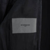 ジバンシィ 4Gロゴ カシミヤ ステンカラーコート ブラック