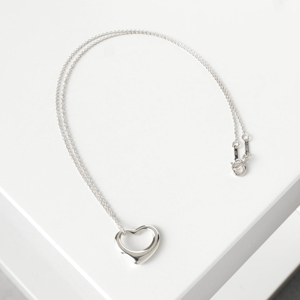 ティファニー オープンハート ネックレス シルバー925