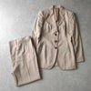 Jean Paul Gaultier Classic Single Breasted Suit in Beige