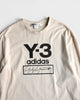 ワイスリー ロゴ 長袖Tシャツ ロンT アイボリー XS メンズ レディース