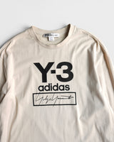 ワイスリー ロゴ 長袖Tシャツ ロンT アイボリー XS メンズ レディース