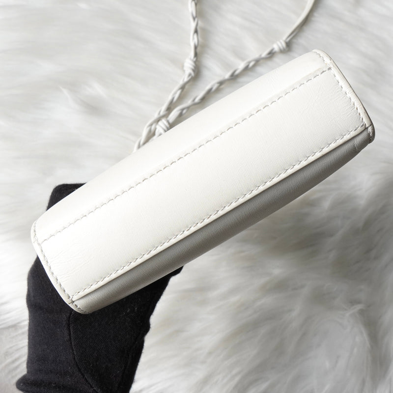 ジルサンダー タングル スモール レザー ショルダーバッグ ホワイト