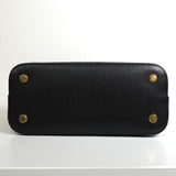 バレンシアガ ヴィル レザー 2way ハンドバッグ ショルダーバッグ ブラック