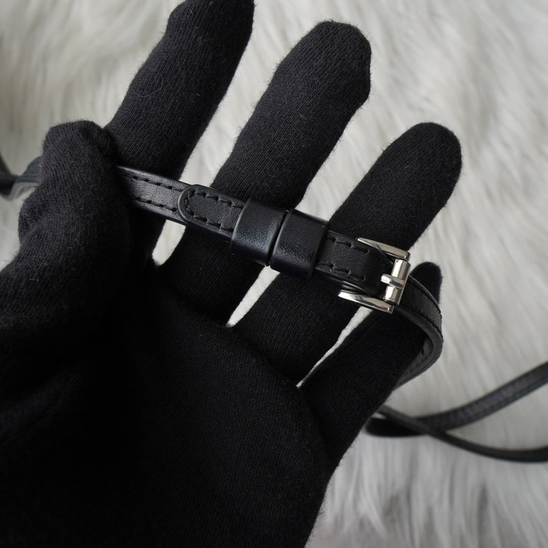 エムエムシックス メゾン マルジェラ レザー ジャパニーズバッグ クロスボディ ショルダーバッグ ブラック