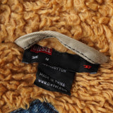 ディーゼル ボア デニムジャケット インディゴブルー