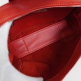ロエベ ロゴ レザー ミニ ハンドバッグ レッド