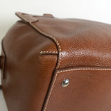 カルティエ マルチェロ レザー 2way ハンドバッグ ショルダーバッグ ブラウン