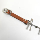 エルメス モール ブレスレット シルバー / ブラウン A刻