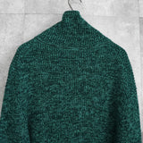 アクネ ストゥディオズ ハーフジップ ハイネック ニット グリーン