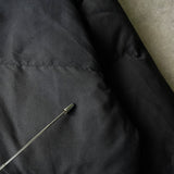 イヴサンローラン ヴィンテージ ボア襟 ダウンジャケット ネイビー