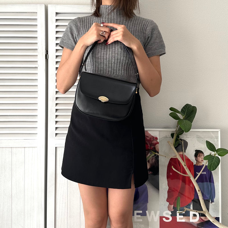 Leather One Shoulder Bag｜Made in Italy