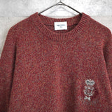 90's｜Logo Embroidery Sweater｜Made in Italy