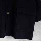 バーバリー ヴィンテージ カシミヤ混紡 ウールコート ブラック