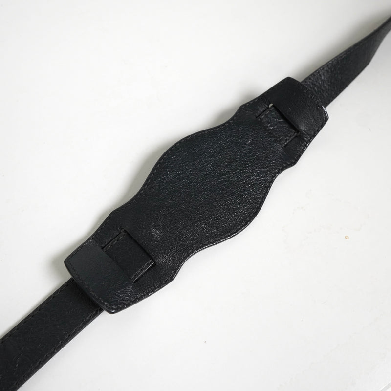 バレンシアガ ジャイアンドミニシティ レザー 2way ハンドバッグ ショルダーバッグ ブラック / グレー