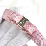 サルバトーレ フェラガモ ヴァラ リボン カチューシャ ピンク