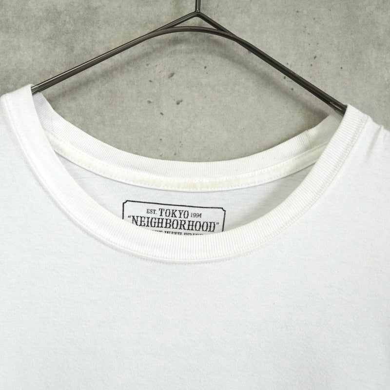ネイバーフッド プリント Tシャツ ホワイト