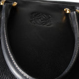 ロエベ アナグラム レザー ビジネスバッグ ハンドバッグ ブラック メンズ