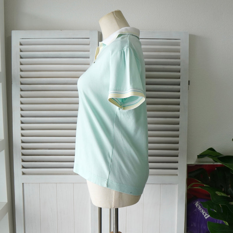 Lacoste 徽标贴片网球衫，女式短袖 Polo 衫