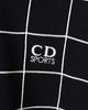クリスチャン ディオール スポーツ ヴィンテージ CDロゴ 半袖ポロニット ネイビー レディース
