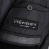イヴ サンローラン ヴィンテージ YSLロゴ 中綿ジャケット 中綿ブルゾン グレー