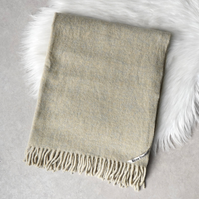 アクネ ストゥディオズ ウール ストール マフラー ライトグリーン