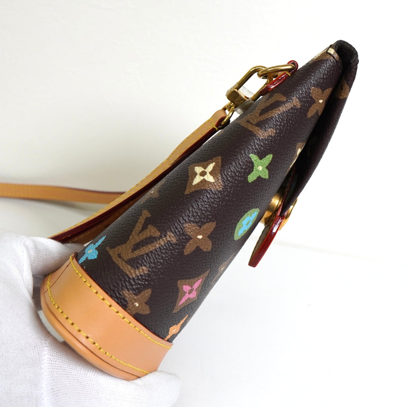 ルイ ヴィトン モノグラムクラギー エンベロップポーチ ブラウン M83344 ICチップ内蔵