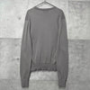 アミパリ アミ パリス ハートロゴ ニット カーディガン グレージュ