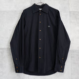Vivienne Westwood Orb 徽标长袖衬衫 黑色