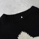 THRIFTY LOOK STAR HAND KNIT スリフティールック スター ハンドニット ブラック