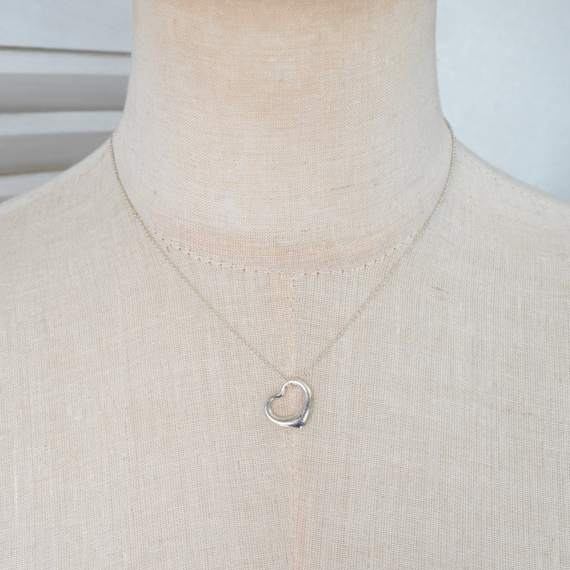 ティファニー オープンハート ネックレス シルバー925